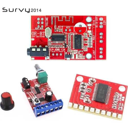 DC 12V 24V Bluetooth Audio Receiver Module 15W-30W *2 Stereo Amplifier Board
