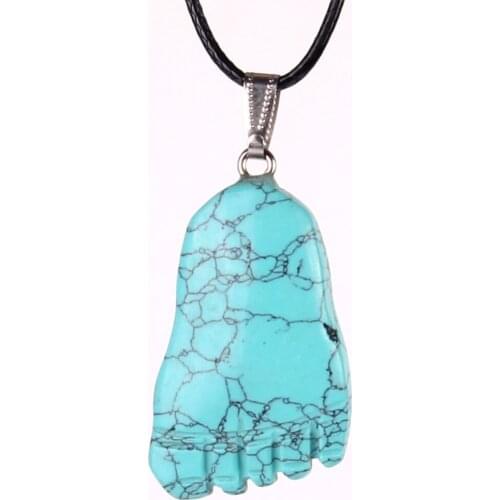 Wholesale 24pcs/lot Multicolor Green Turquoises Balmatin Cute Baby Kids Foot Shape Pendants DIY Accessory Bracelet Necklace Free