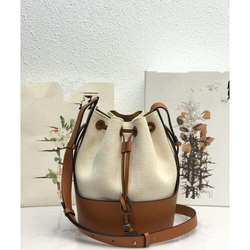 Luxury Designer Handbag Balloon Bucket Bag Large Capacity Crossbody Bags for Women Drawstring Messenger Beige Shoulder Totes