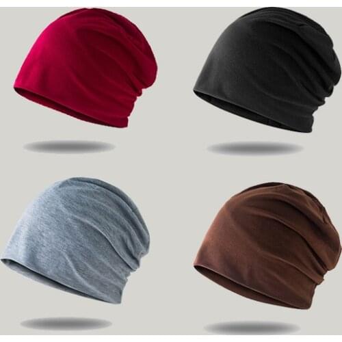 Cotton Mens and Womens Fashion Hat Personality Simple Baotou Leisure Versatile Autumn and Winter Warm Hat