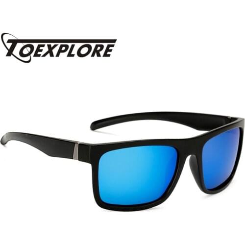TOEXPLORE Polarized Men Anti-Glare Eyeglasses Sports Eyewear Driving Sunglasses Outdoors Goggles Luxury New Brand Designer UV400