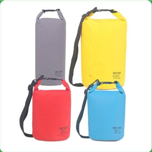 Outdoor sruvival tool bag swimming Waterproof Bag Camping Rafting Storage Dry Bag with Adjustable Strap Hook