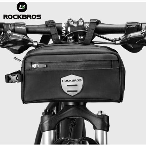 ROCKBROS Bicycle Front Bag Handlebar Basket Frame Pannier Cycling Bag Portable Shoulder Bag Scooter Bag Outdoor Bike Accessories