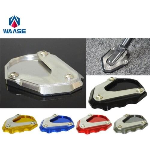Waase For BMW R1200R 2006 2007 2008 2009 2010 2011 2012 2013 2014 Kickstand Foot Side Stand Extension Pad Support Plate