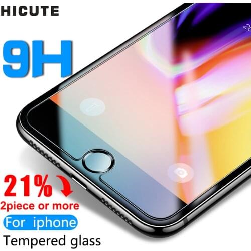 Protective Glass on the For iPhone X XS Max XR 11 12 Tempered Glass For iPhone 7 8 6 6s Plus 12 mini 11 Pro Max Screen Protector