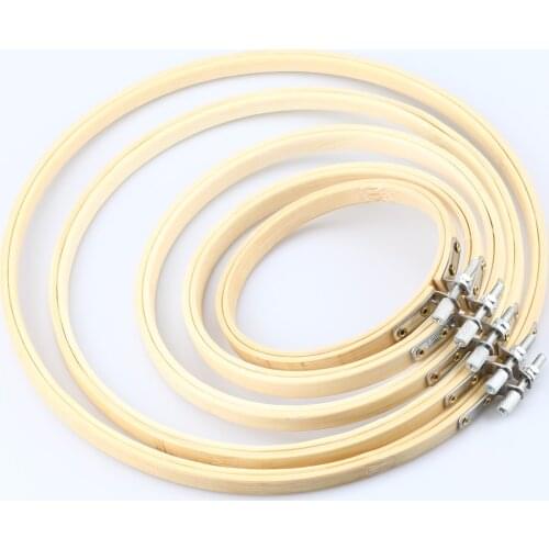 1 pcs 10-34cm Embroidery Cross-Stitch Wooden Frame Hoop Circle Embroidery Shed DIY hand Craft Sewing Needwork Tool