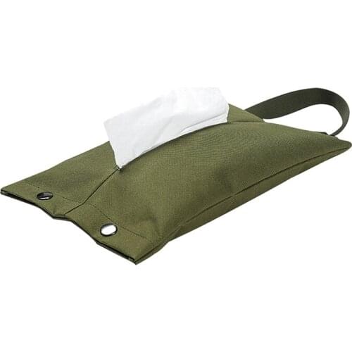 1 Pcs Car Tissue Holder Outdoor Tissue Holder Bag Draw Paper Storage Holder Car Accessories