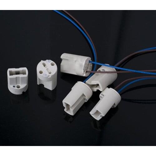 1pcs G9 Lamp Base Ceramic Connector Socket G9 Type Lamp Holder for LED Halogen Bulb Light Lamp Base With wire Lamp Converter