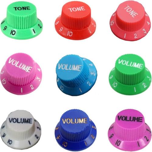Guitar accessories Parts pink color Electric guitar knob cap potentiometer cap volume tone Musical instrument