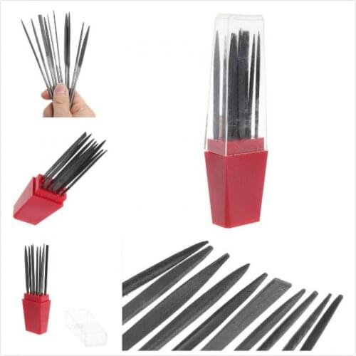 10pcs 140mm Diamond Needle File Mini Rasp Wood Carving Metal Hand File Set