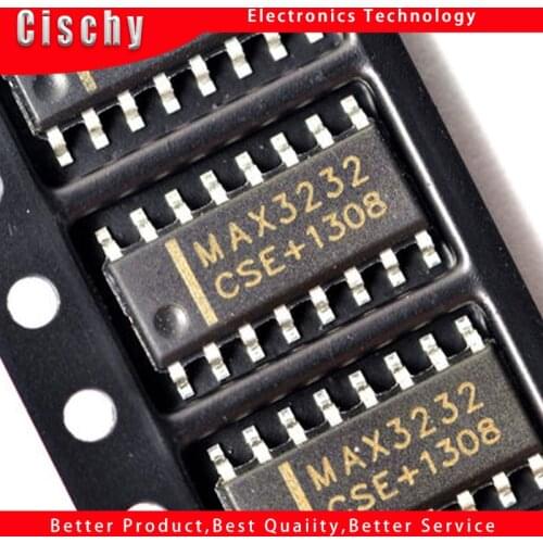 10pcs/lot MAX232CSE MAX232DR MAX232 SOP-16 In Stock