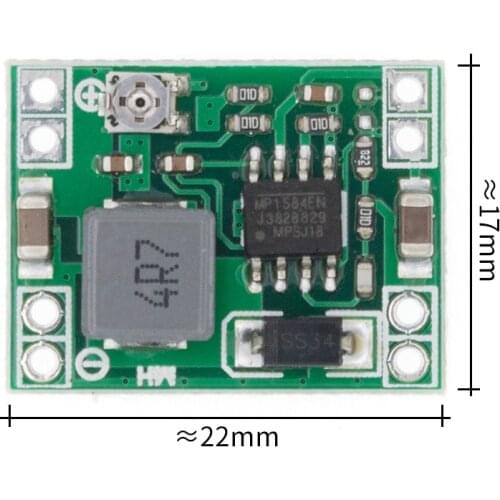 10PCS XM1584 Ultra-small size DC-DC step-down power supply module 3A adjustable step-down module super LM2596