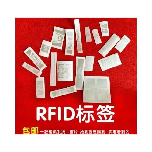 10kinds 100pcs UHF RFID tags stickers wet inlay samples