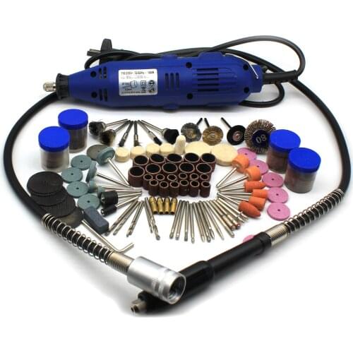 161PCS Electric Mini Drill Set 180W Jewelry Grinder Rotary Tool Dremel Accessories