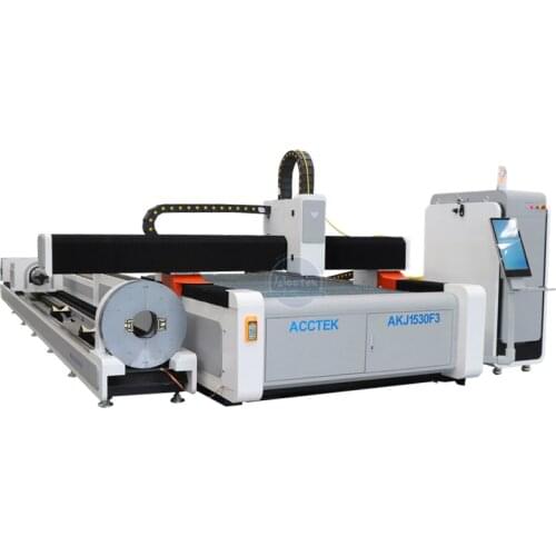 3015-3000w Raycus Fiber Laser Cutting Machine With Rotary Laser Cutting