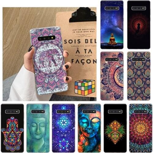 Abstract Buddha Mandala Phone Case For Samsung S8 S7 A10 A10S A70E A70S A90 A60 A8S M02 A01 A02 Core A6 A7 A8 A9 A5 2018 Cover