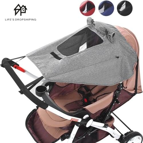 Baby Stroller waterproof Awning UV Protection Sunscreen Pushchairs Sun Canopy Universal Prams Sunshade Prams home Accessories