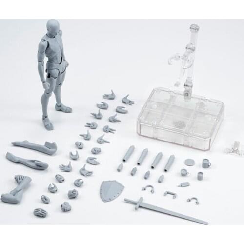 14cm Movable female male body Action Figure Toys Anime figure doll Drawing Mannequin bjd artist Art painting body model d