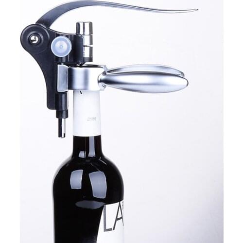 Bonus Foil Cutter Premium Rabbit Lever Corkscrew For Wine Professional Zinc Alloy Power Wine Opener Screwpull Corkscrew Kitchen