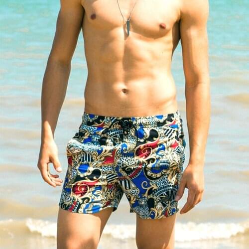 SD613 summer couple beach shorts classical print swimwear men board shorts women swimsuit men swim trunks boxers briefs sunga