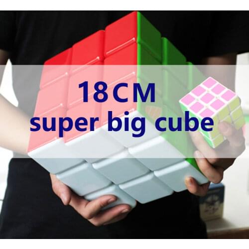 High Quality New 18cm 3x3x3 Big Magic Cube 180mm Neo Super Big Speed Magic Cubes Professional Educational Toy For Kid Best Gift