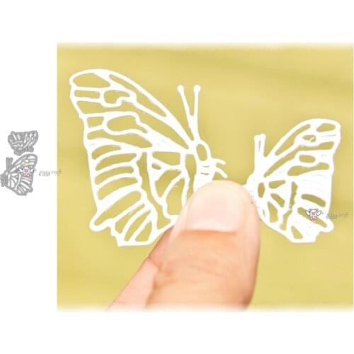 Mmao Crafts Metal Steel Cutting Dies New Butterfly decoration Stencil For DIY Scrapbooking Paper/photo Cards Embossing Dies