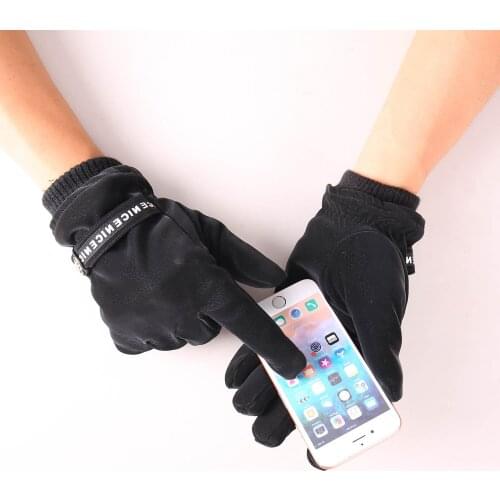 Men Winter Gloves Warm Touchscreen Gloves Windproof Gloves for Men Touchs creen Non-Slip Driving Warm Gloves 1028