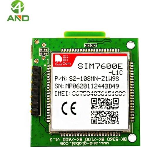 Low cost CAT1 SIM7600E L1C breakout,4G LTE breakout board,SIM7600E-L1C core board 1pc