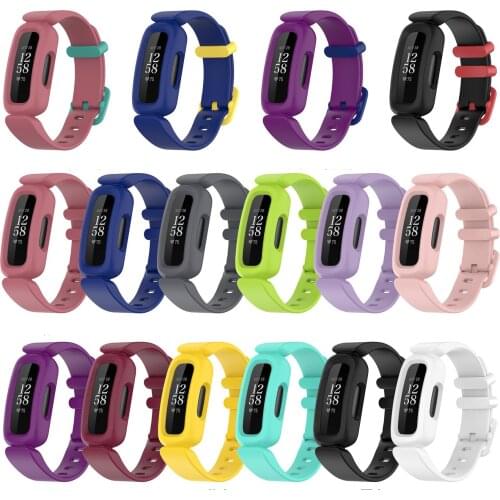 New Soft Silicone Replacement Strap For Fitbit Ace 3 Smart Watch Band Sport Colorful Wristbands For Fitbit Inspire 2 Bracelet
