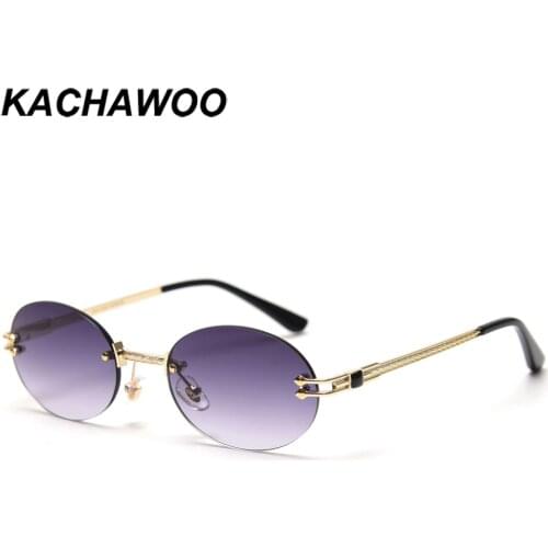 Kachawoo retro sunglasses oval men small frame round sun glasses women retro red green mirror vintage shades party gift uv400