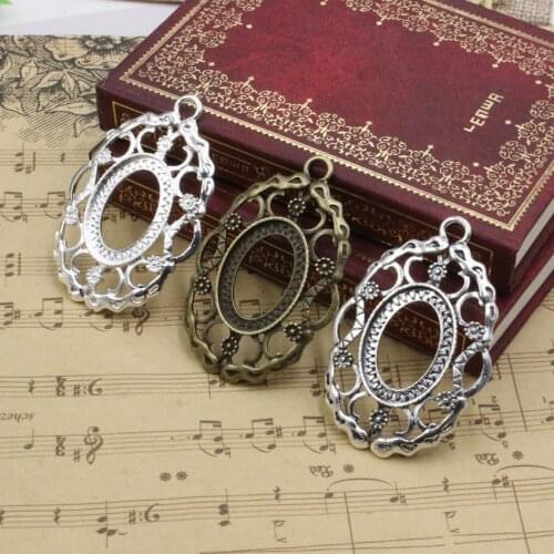 Fit 18x25mm Summer Fashion Cameo/Glass/Cabochon Frame bezel Settings Blank, DIY Accessory Charm 8pcs/lot K02686