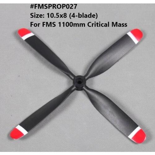 FMS ROCHOBBY Critical Mass Propeller 10.5*8 inch 4 Blade FMSPROP027 RC Airplane Model Plane Aircraft Avion Spare Parts