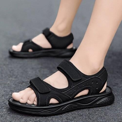 Men Sandals Slippers Lightweight Non-slip Mens Shoes Outdoor Walking Breathable Casual Shoes Beach Sandals Comfortable Men Shoe