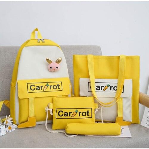 School girl schoolbag Korean style college style simple campus cute college students large capacity shoulders