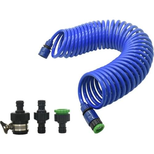 Flexible car Washing Magic Hose Garden EVA Spring Tube Expandable water gun hose for Flower lawn watering 1 Pcs