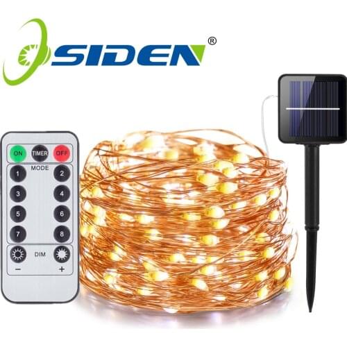 LED Outdoor Solar Lamp String Lights 200led 22m Fairy Waterproof Christmas Party Garland Garden Decoration Holiday light