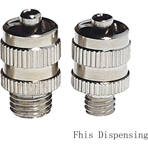 M6 M8 Screw Metal Needle Adapter Dispensing Valve Pack of 2