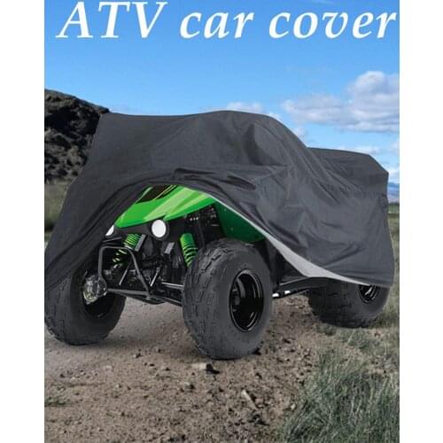 Waterproof Rain Proof Dust Anti-UV Beach Quad Bike ATV Cover Case All Weather Protection Four-Wheeled Motorcycle Covers Dropship