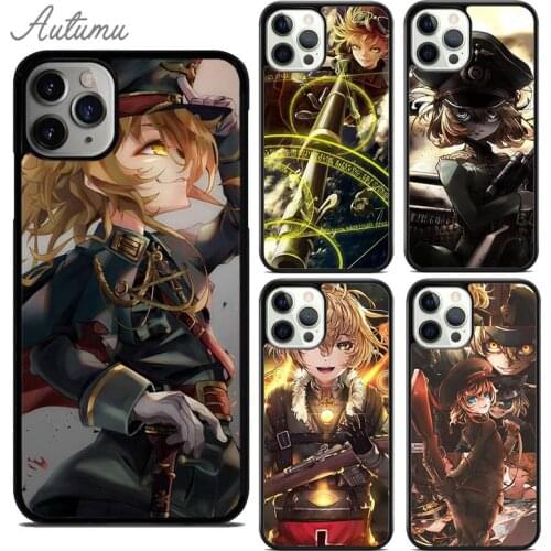 Youjo Senki tanya Phone Case for iPhone 11 12 Pro Max mini X XR XS SE 2020 5 6S 7 8 Plus Samsung Galaxy S8 S9 S10 Cover shell