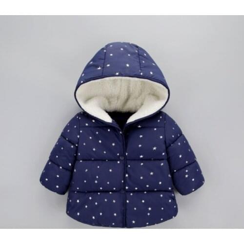 Winter little baby girls boys kids clothes outfits hooded thick jacket outerwear for boys girls children cloth warm coats jacket