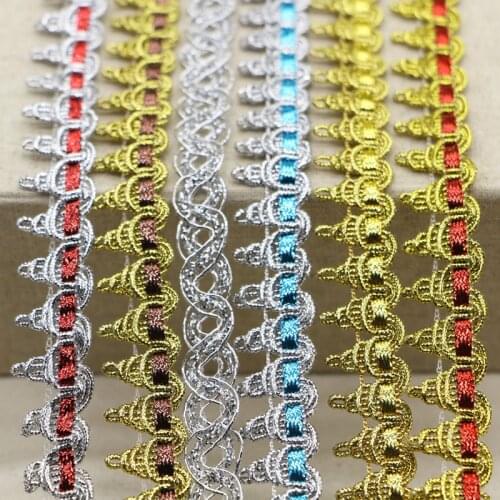 Mixstyle10yardGold lace ribbon DIY handmade lace hair accessories crafts