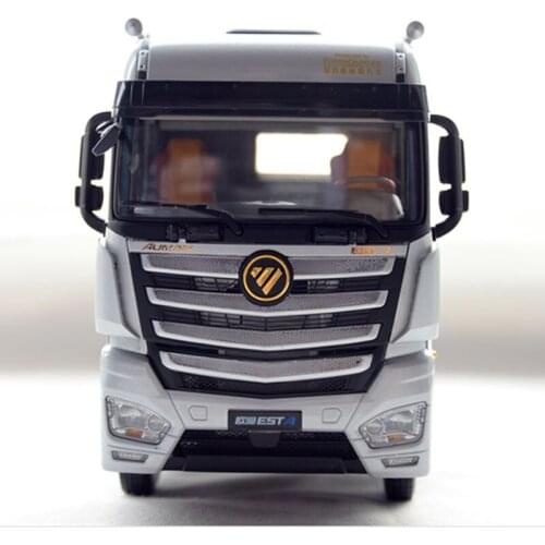 1/24 Scale Diecast Alloy Foton Auman Tractor Truck Model Toy Decoration Souvenir Adult Collect Gift Display Ornament Collectible