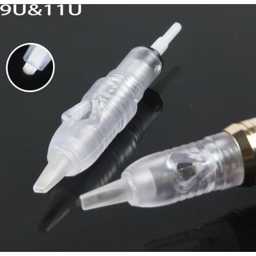 10/50pcs 9U 11U Tattoo Blades Microblading Needles For Charmer Princesse Machine Permanent Makeup Eyebrow