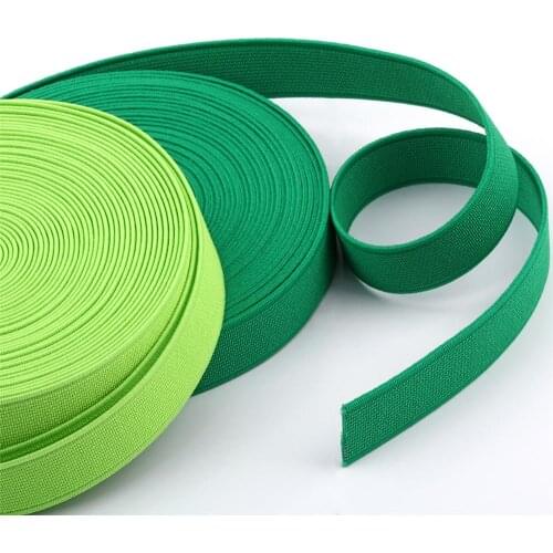 28meters/roll 20mm Sewing Elastic Band Colourful High Elastic Fiat Rubber Band Waist Band Stretch Rope Elastic Ribbon 2 Rolls