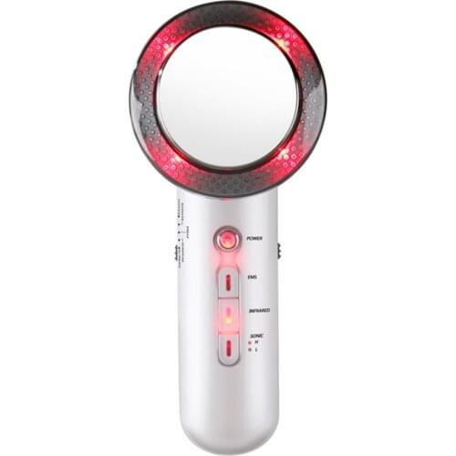 3 In 1 EMS Infrared Ultrasound Body Massager Weight Loss Anti Cellulite Fat Burner Galvanic Infrared Slimming Machine