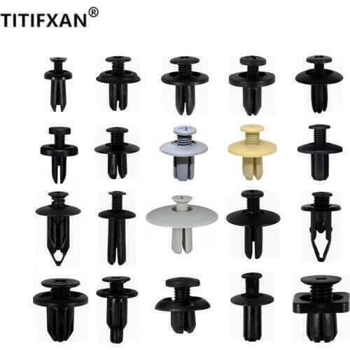 Car Motorcycle Truck Lorry Bus Screw Expansion Plastic Fasteners Rivet Clips For All Auto Universal Mixed Snap Buckle Set