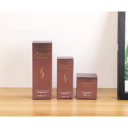 White Paper Purity Perfume Boxes WIth Ribbon,customized carton box packaging with printing ---XP1343