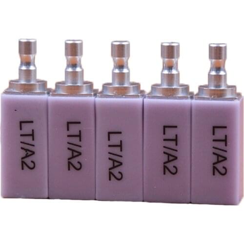 5pcs C14 HT 16 colors Sirona Cerec Emax Blocks e.max CAD CAM Lithium Disilicate Glass Ceramic Blocks