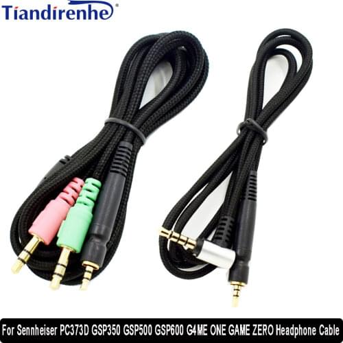 For Sennheiser PC373D GSP350 GSP500 GSP600 G4ME ONE GAME ZERO Headphone Cable Audio Line Game Headset Cable for Phone and Pc