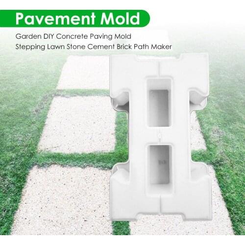 Garden Pavement Mold Courtyard Walkway Path Concrete DIY Paving Cement Road Mold Using Heavy Plastic Polypropylene Mould